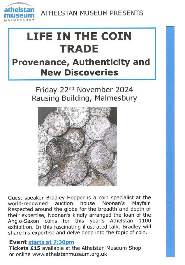 Athelstan Museum Presents- Life in The Coin Trade